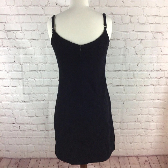 Express Black Spaghetti Strap Fully Lined Dress - Size 3/4 - Picture 5 of 8
